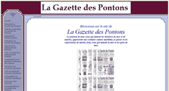 Desktop Screenshot of lagazettedespontons.izispot.com
